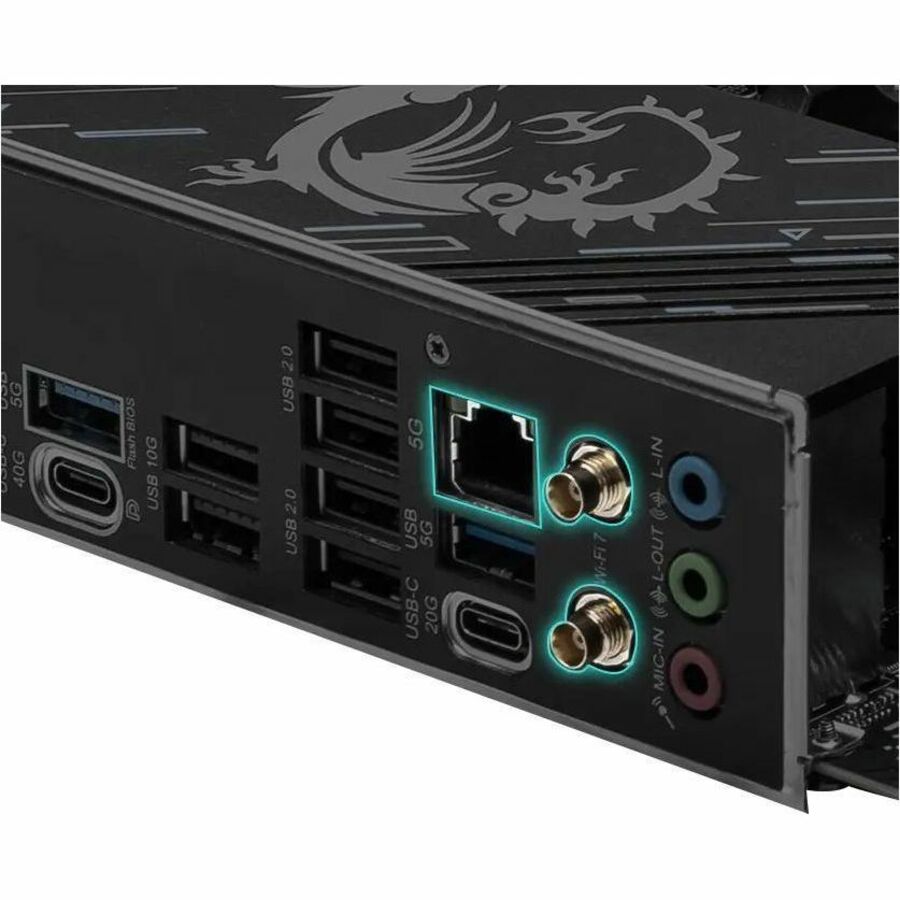 MSI X870 GAMING PLUS WIFI Gaming Desktop Motherboard - AMD X870 Chipset - Socket AM5 - ATX MSI X870 GAMING PLUS WIFI Gaming Desktop Motherboard - AMD X870 Chipset - Socket AM5 - ATX